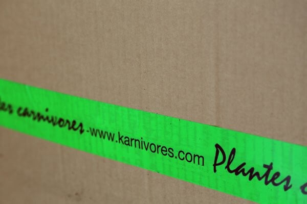 l'emballage des plantes chez Karnivores